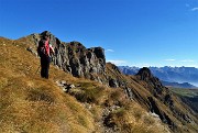 43 Dopo ripida faticosa salita siamo al capolinea della Valle Pianella 